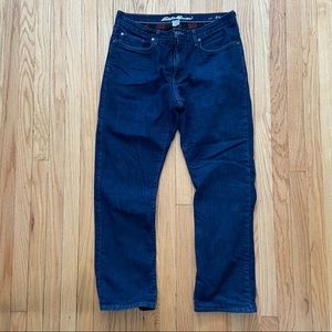 Eddie Bauer flannel lined jeans 34x30